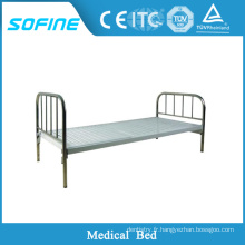 SF-DJ102 Équipement médical en acier inoxydable Tarifs des lits d'hôpital